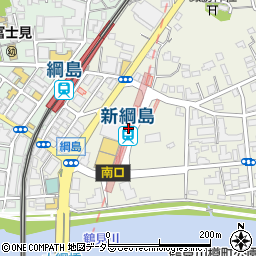 新綱島駅周辺の地図