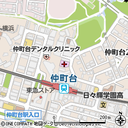 センチュリー２１横浜タウンサービス仲町台店周辺の地図