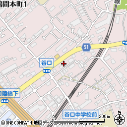 トヨタレンタリース横浜相模大野谷口陸橋店周辺の地図