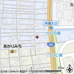 鳥取県境港市上道町2224周辺の地図