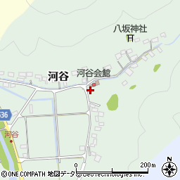 兵庫県豊岡市河谷848周辺の地図