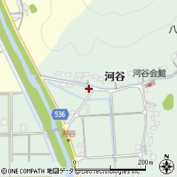 兵庫県豊岡市河谷753周辺の地図