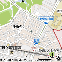 茶話本舗ディサービス仲町台周辺の地図