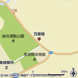 万原郵便局 ＡＴＭ周辺の地図