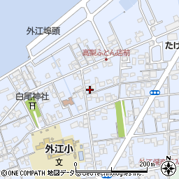 鳥取県境港市外江町1687周辺の地図