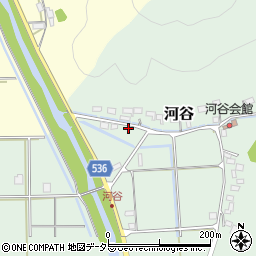 兵庫県豊岡市河谷754周辺の地図