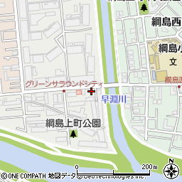 神奈川県横浜市港北区綱島上町39周辺の地図