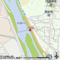 小知野周辺の地図