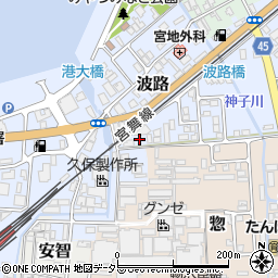 京都府宮津市波路2402周辺の地図