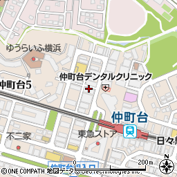 スターツピタットハウス株式会社　ピタットハウス仲町台店周辺の地図