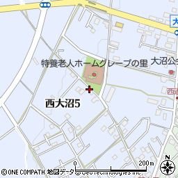 神奈川県相模原市南区西大沼5丁目周辺の地図