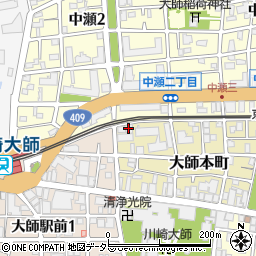 Ｏｖｅｓｔ大師本町周辺の地図