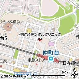 有限会社八百倉商店　仲町台店周辺の地図