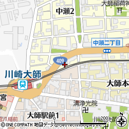 ミヤコ川崎トランクルームセンター周辺の地図
