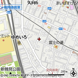 リパーク横浜矢向３丁目第２駐車場周辺の地図
