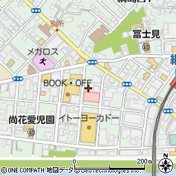 横浜市営駐輪場綱島駅西口第３周辺の地図