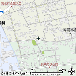 鳥取県境港市清水町672-2周辺の地図