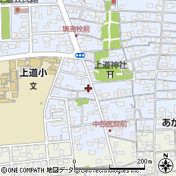 鳥取県境港市上道町628-6周辺の地図