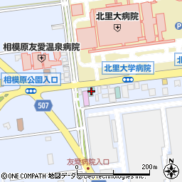 相模原グリーンホテル周辺の地図