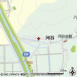 兵庫県豊岡市河谷881周辺の地図