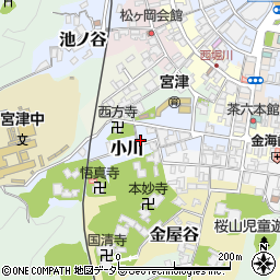 京都府宮津市小川890-1周辺の地図