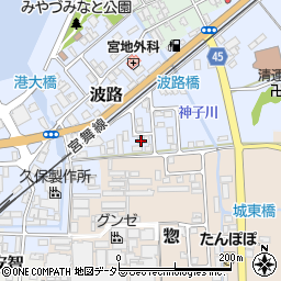 京都府宮津市波路2504周辺の地図