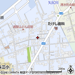 鳥取県境港市外江町1599-4周辺の地図