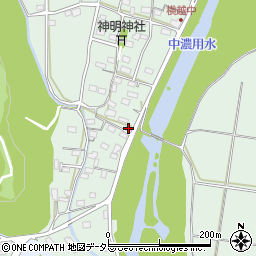 岐阜県美濃市横越270周辺の地図