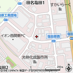シイエムケイ・プロダクツ第二工場周辺の地図