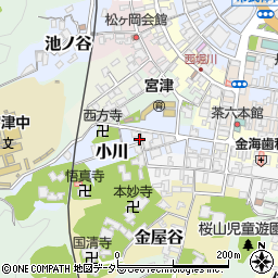京都府宮津市小川708-2周辺の地図