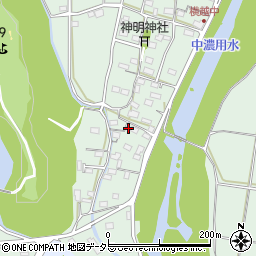 岐阜県美濃市横越192周辺の地図