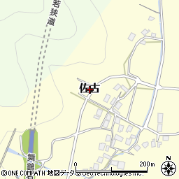 福井県三方上中郡若狭町佐古周辺の地図
