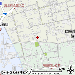 鳥取県境港市清水町673-14周辺の地図