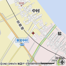 京都府宮津市中村175周辺の地図