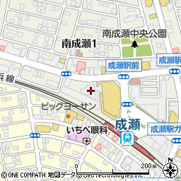 文教堂書店成瀬店周辺の地図