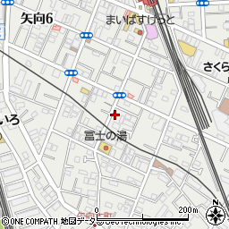 山崎ふとん店周辺の地図