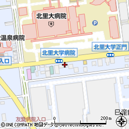 日本調剤　麻溝薬局周辺の地図