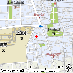 鳥取県境港市上道町628-4周辺の地図