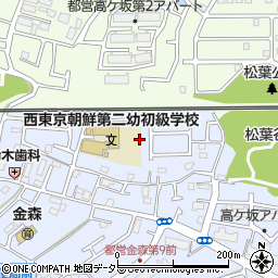 東京都町田市金森東1丁目17周辺の地図