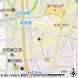 岐阜県美濃市2845周辺の地図