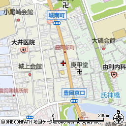 兵庫県豊岡市城南町13-10周辺の地図