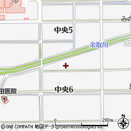 岐阜県美濃市中央周辺の地図