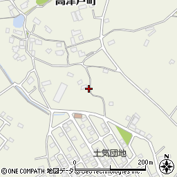 千葉県千葉市緑区高津戸町周辺の地図