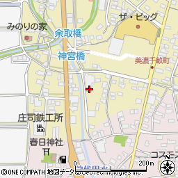 岐阜県美濃市千畝町2853周辺の地図