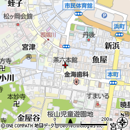 純和風旅館茶六本館周辺の地図