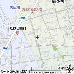 鳥取県境港市清水町919周辺の地図