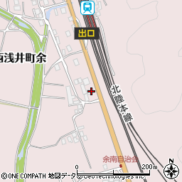 滋賀県長浜市西浅井町余227周辺の地図