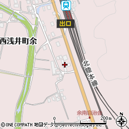 滋賀県長浜市西浅井町余225周辺の地図