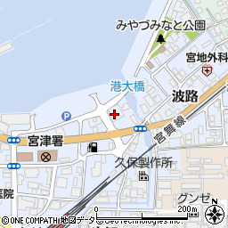 株式会社にしがき　宮津店周辺の地図