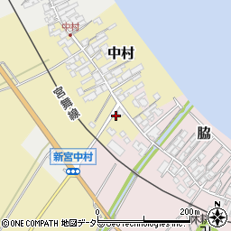 京都府宮津市中村180周辺の地図